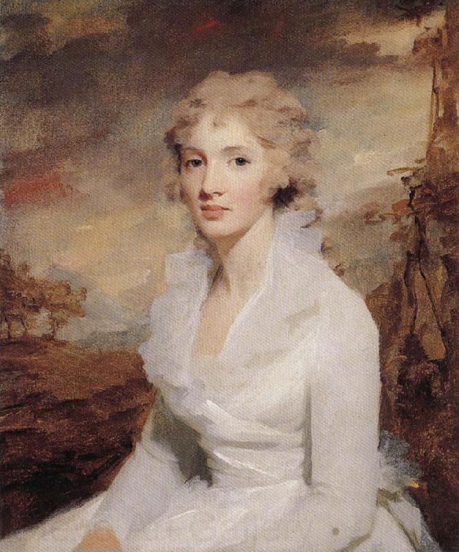 RAEBURN, Sir Henry Portrait of Miss Eleanor Urquhart. France oil painting art
